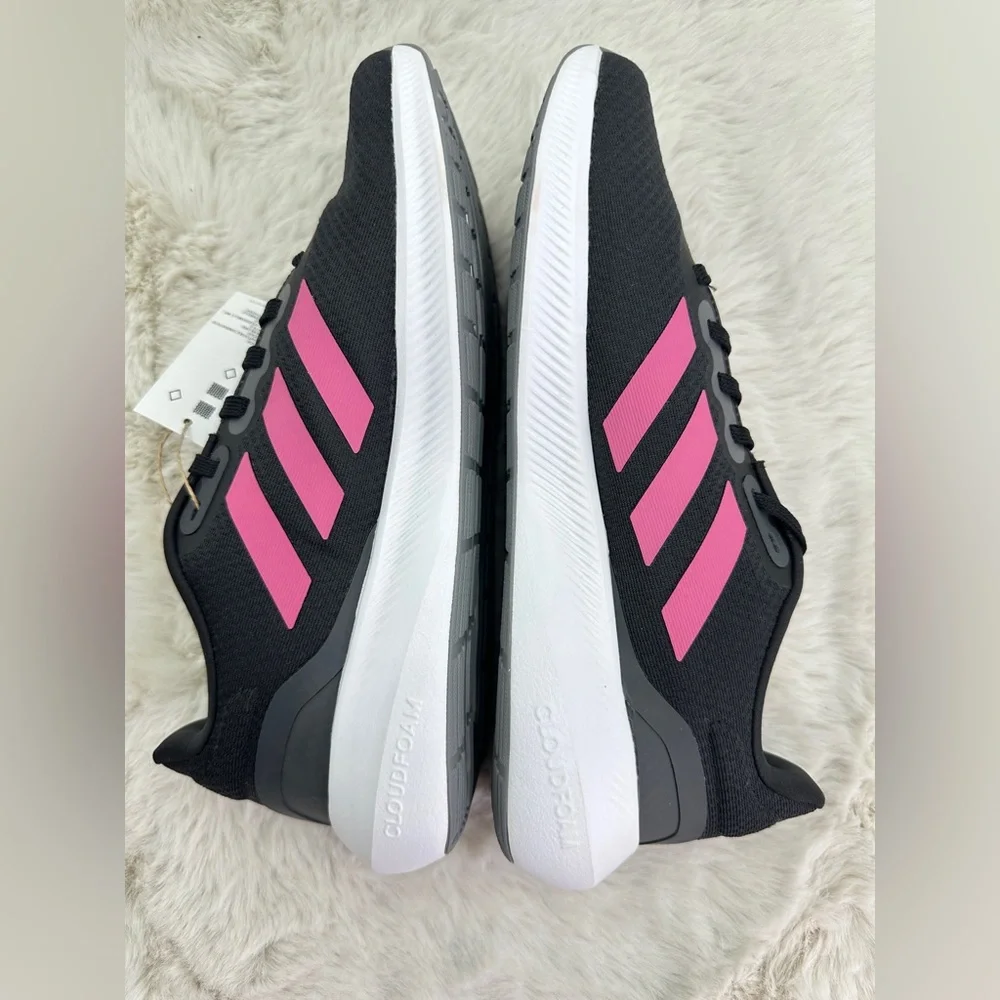 Adidas Women's Run‎ Falcon 3.0 Shoes Size 8.5 NWT Pink Black